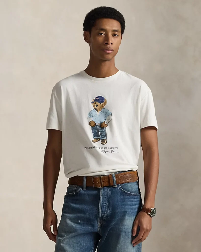 CLASSIC FIT POLO BEAR JERSEY T-SHIRT